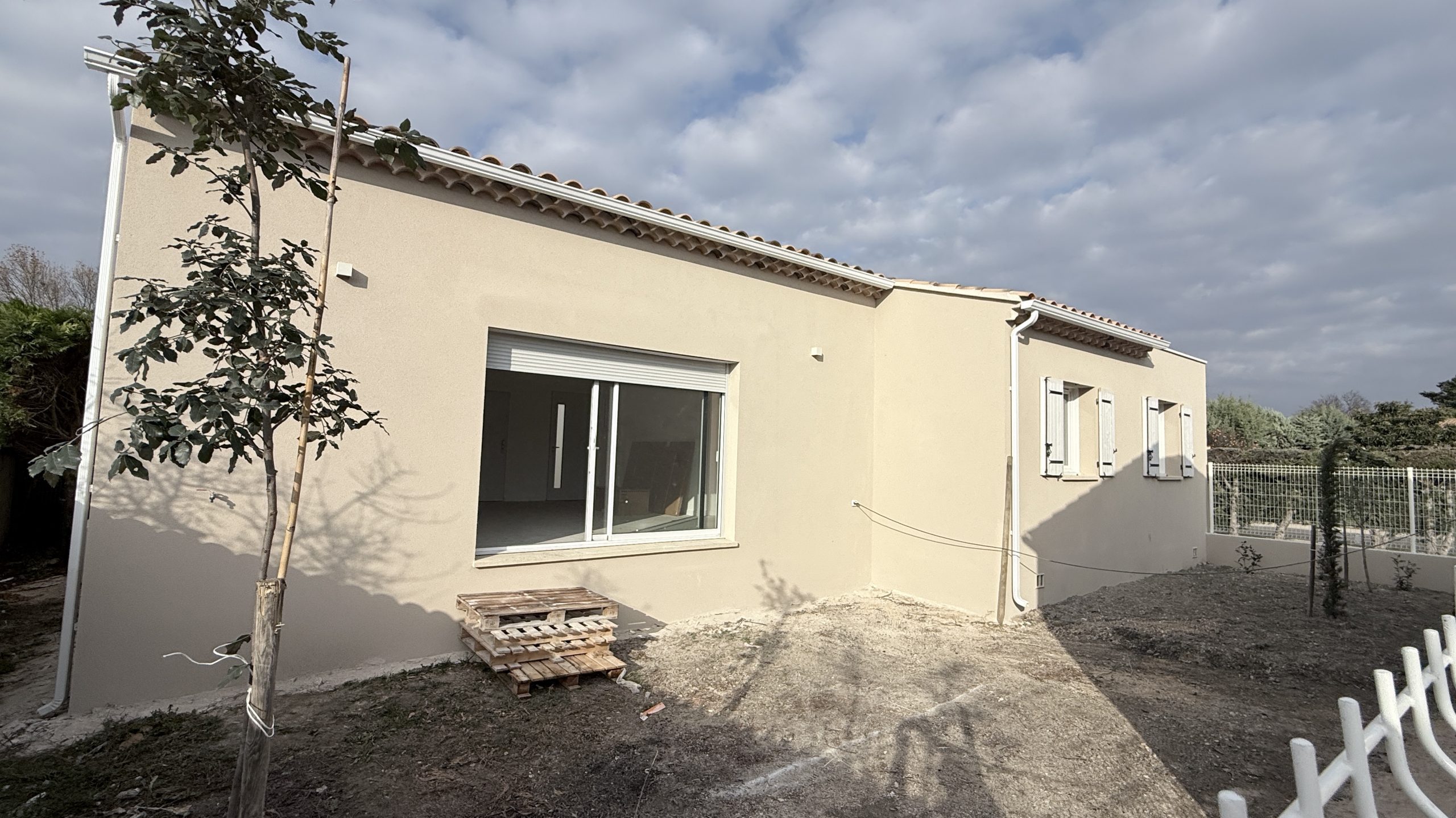 Création de l’espace vert.